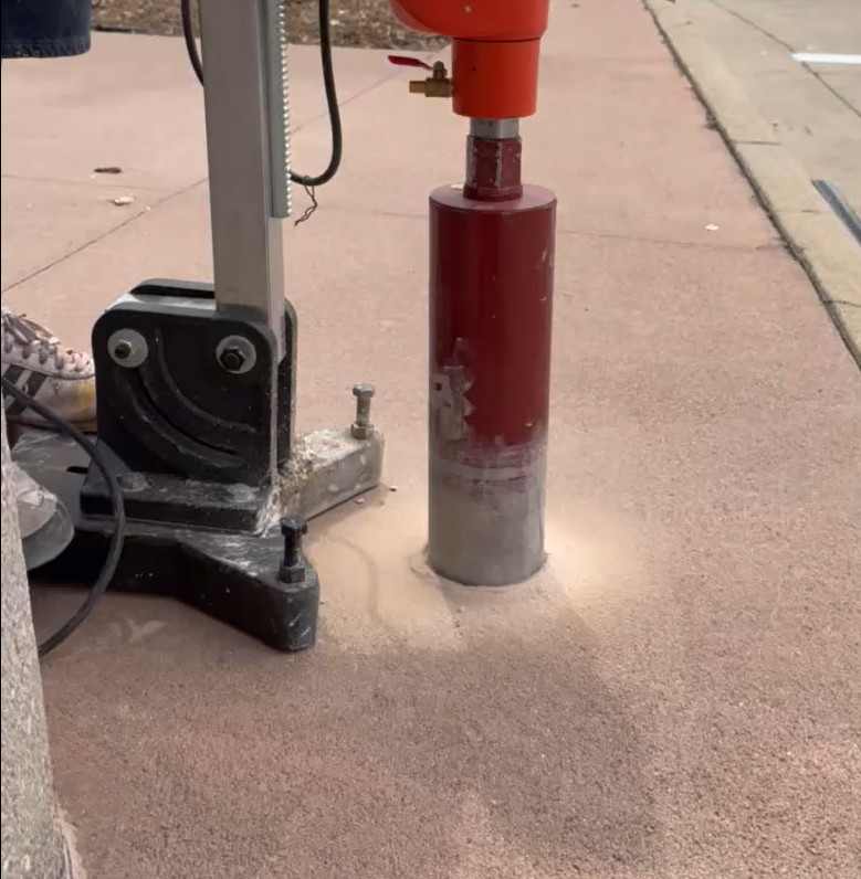 Signage Core Drilling